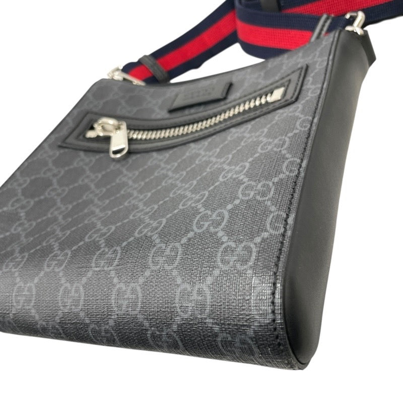【GUCCI】グッチ GGスプリーム 523599 ショルダーバッグ メンズ クロスボディ シェリーライン レディース